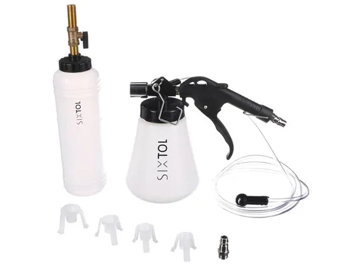 Súprava na odvzdušnenie bŕzd SIXTOL MECHANIC BRAKE BLEEDING SET 8ks