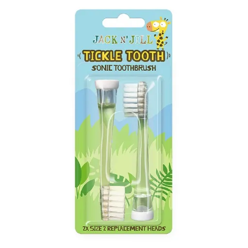 JACK N'JILL Tickle Tooth Náhradná hlavica na sonickú zubnú kefku 2 ks