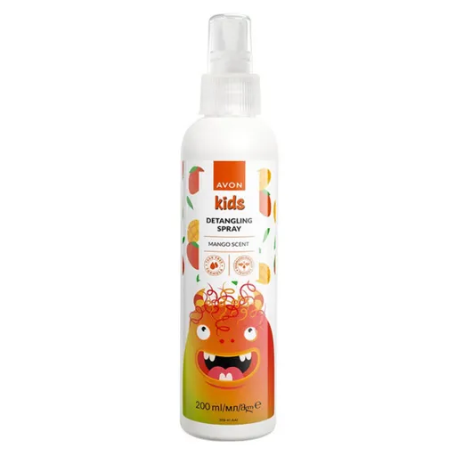 AVON Naturals kids Sprej na uľahčenie rozčesávania s mangom 200 ml