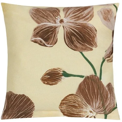 Bellatex Obliečka na vankúšik Záhrada béžová, 40 x 40 cm