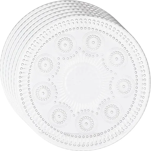 Altom Sada sklenených tanierikov Daisy, 17 cm, 6 ks