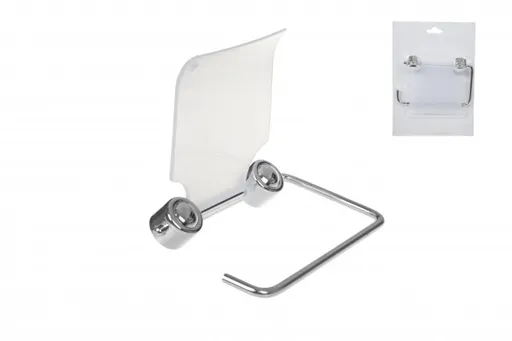 MAKRO - Držiak na toaletný papier s krytom 2,5x13x15cm, pochrómovaný