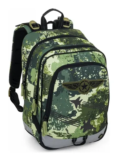 Školská taška Bagmaster ALFA 25 B Fighter Jets