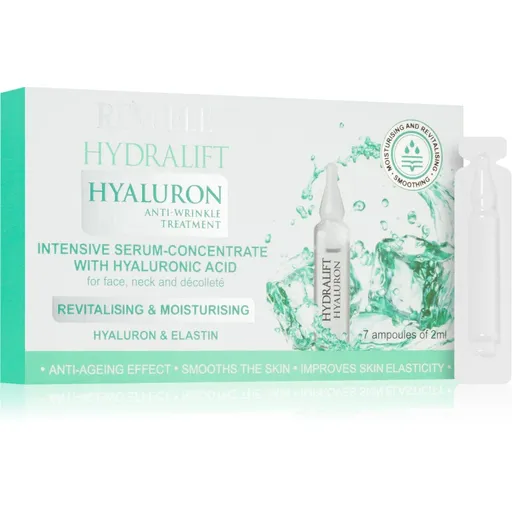 Revuele Hydralift Hyaluron Ampoules Intensive Serum Concentrate intenzívne hydratačné sérum na tvár, krk a dekolt 7x2 ml