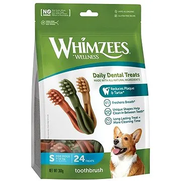 Whimzees Dental zubná kefka pre psa S 15 g, 24 ks (8718627750667)