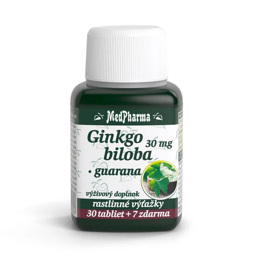 MedPharma Ginkgo biloba + Guarana 37 tabliet