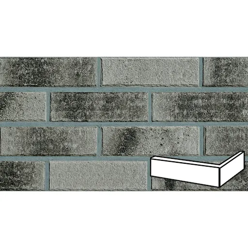 Klinker Klinker roh fasádny sivá žíhaná 7,1x24x11,5 cm RMANUSKYC