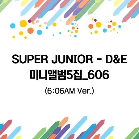 Super Junior D&E, 606, CD