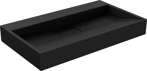 MEXEN - Ava umývadlo na dosku liaty mramor B/O 80 x 46, čierna 23018070