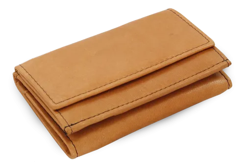 Svetlo hnedá dámska kožená mini peňaženka 511-4392A-05