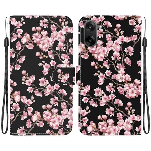 ART Peňaženkový obal pre OnePlus Nord CE 5 5G PLUM BLOSSOM