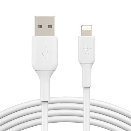 Belkin BOOST CHARGE™ Lightning/USB-A kábel, 1m, biely