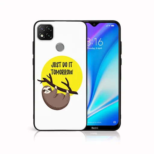 MY ART Silikónový obal Xiaomi Redmi 9C SLOTH (188)