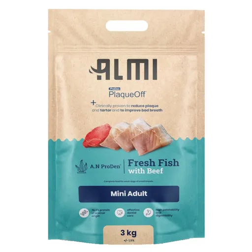 ALMI Mini Adult granule pre psov 1 ks, Hmotnosť balenia (g): 3 kg