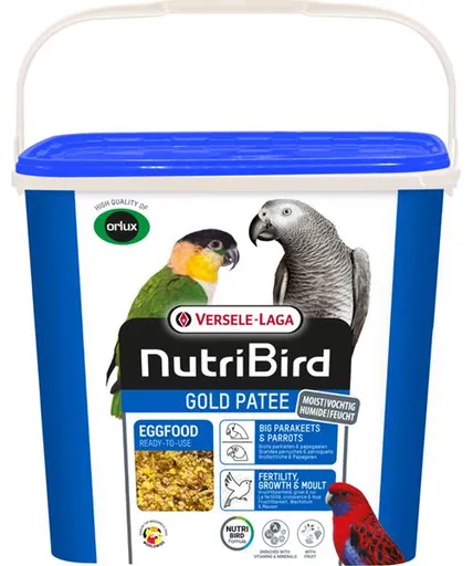 Versela Laga Orlux NutriBird Gold Patee Big Parakeets & Parrots vaječné krmivo 5kg