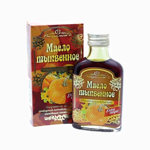 100% tekvicový olej, za studena lisovaný, panenský - Specialist (kratšia expirácia) Objem: 100 ml