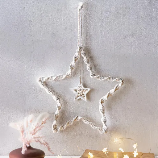 Weltbild Makramé dekorace Hvězda Stella