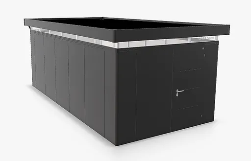 Biohort Záhradný domček BIOHORT Casanova 330 × 630 cm (tmavo šedá metalíza) Orientácia dverí vpravo