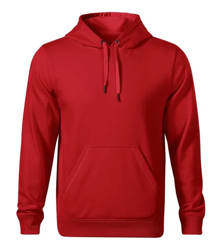 MALFINI Pánska mikina Break - Červená | 2XL