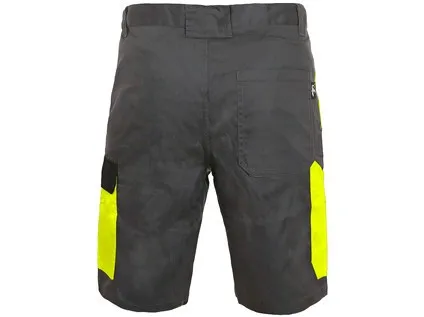 Kraťasy CXS PHOENIX ZEFYROS, pánske, šedo-žlté, veľ. 46