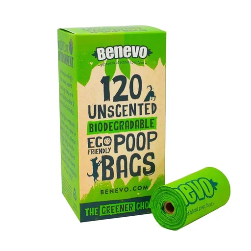 BENEVO Vrecká na exkrementy 120 kusov