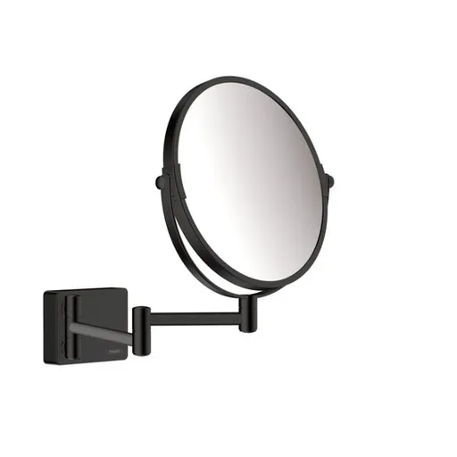 Hansgrohe AddStoris kozmetické zrkadielko sklopné vo farbe matná čierna 41791670