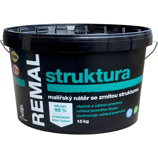 REMAL STRUKTURA - farba s hrubozrnnou štruktúrou biela 15 kg