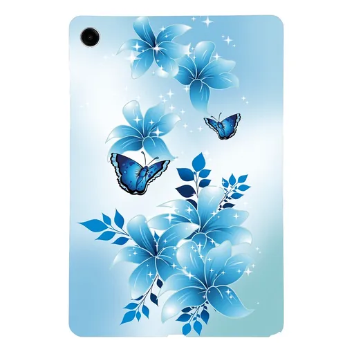 ART TPU Ochranný kryt pre Samsung Galaxy Tab A11+ BLUE BUTTERFLY