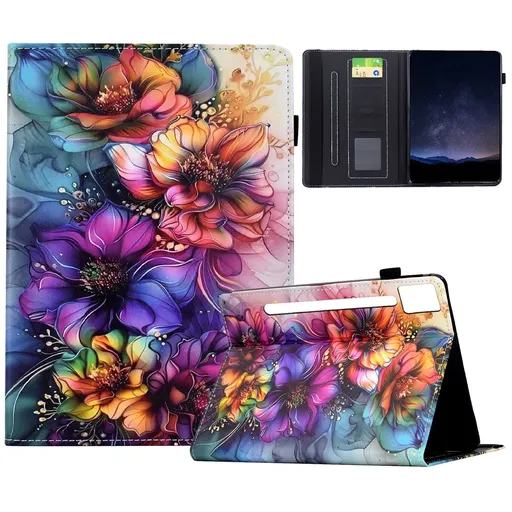 ART Zaklápacie puzdro Lenovo Idea Tab Pro FLORAL BLOOM