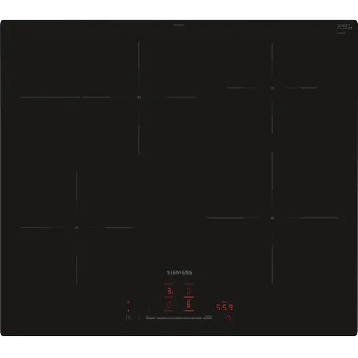 Indukčná varná doska Siemens 60 cm zápustný design, inštalácia do roviny pracovnej dosky EH601HFB1E