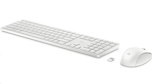 HP 650 Wireless Keyboard & Mouse- CZ/SK klávesnica a myš, biela
