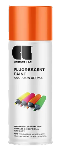 COSMOS LAC - Fluorescenčná farba v spreji fluorescenčná oranžová, 0,4 L