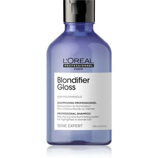 L’Oréal Professionnel Serie Expert Blondifier skrášľujúci a regeneračný šampón pre zosvetlené, melírované studené blond vlasy 300 ml