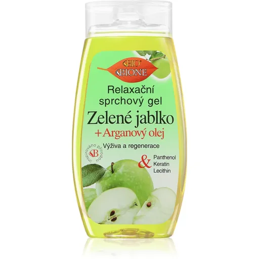Bione Cosmetics Green Apple + Argan Oil sprchový gél 260 ml