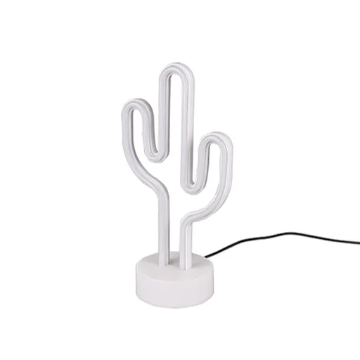 Reality Cactus led stolová lampa biela r55220101 RER55220101