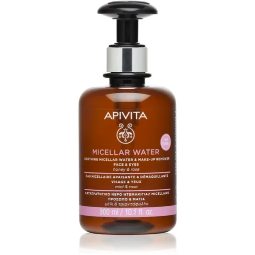 Apivita Cleansing Micellar Water upokojujúca micerálna voda na tvár a oči 300 ml