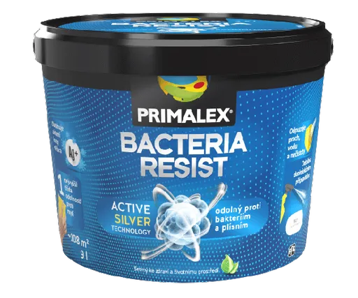 PRIMALEX BACTERIA RESIST - Interiérová farba proti baktériám biela 2,5 L