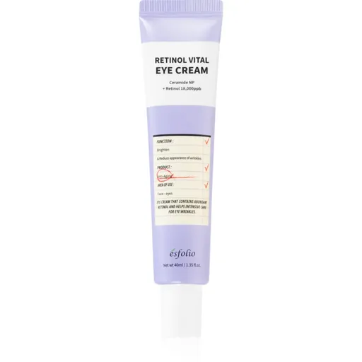 esfolio Retinol Vital protivráskový očný krém s retinolom 40 ml