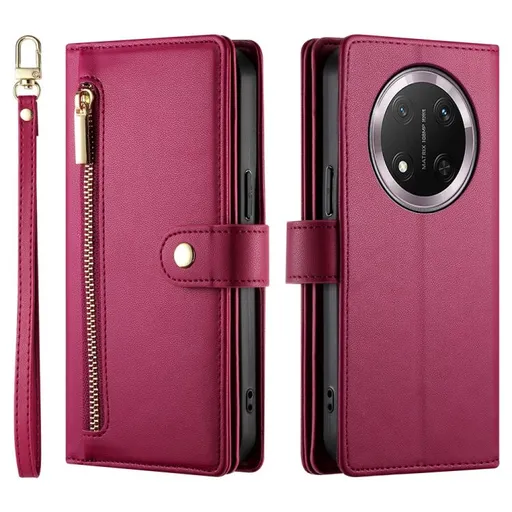 PASTEL Peňaženkové puzdro pre Honor Magic7 Lite 5G bordové