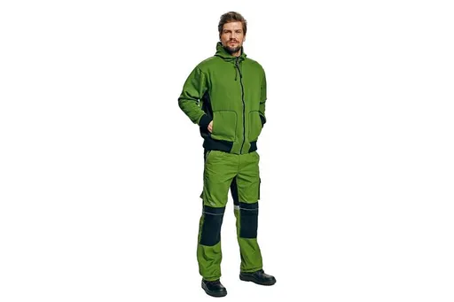 STANMORE NEW mikina zelená/čierna XXL