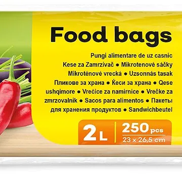 FINO Vrecká na potraviny na rolke 2 l 250 ks (5900536269894)