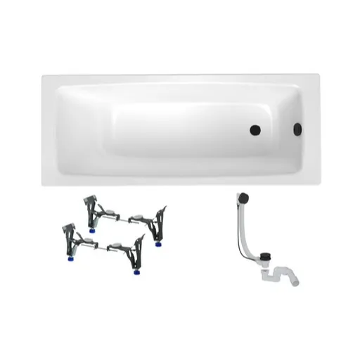 Obdĺžniková vaňa SAT Feel 170x70 cm smaltovaná oceľ ľavá aj pravá SATBVFEEL1706