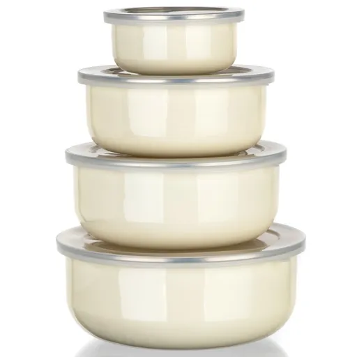 Banquet Súprava smaltovaných misiek AMANDE, 8 ks