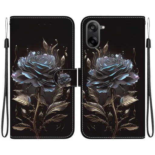 ART Peňaženkový obal pre OnePlus Nord CE 5 5G BLACK ROSE