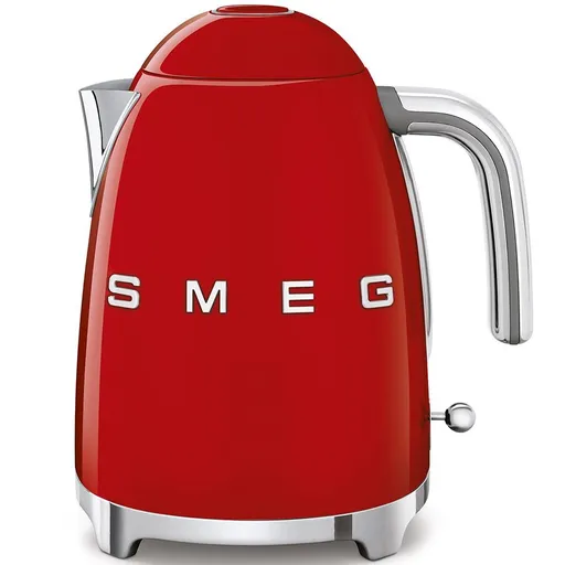 Smeg KLF03RDEU rýchlovarná kanvica, 1, 7 l (7 šálok), 2400 W, štýl 50. rokov, červená