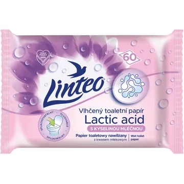 LINTEO  Vlhčený toaletný papier (60 ks) (8594158374578)