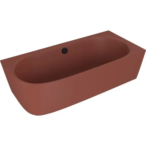 Polysan Sussi voľne stojaca vaňa 160x70 cm liaty mramor pravá hnedá hnědá 90191R.71