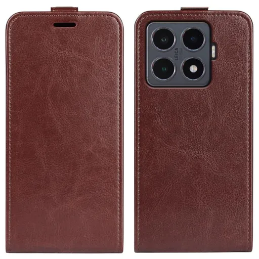 Vyklápacie puzdro pre Xiaomi 15T Pro hnedé