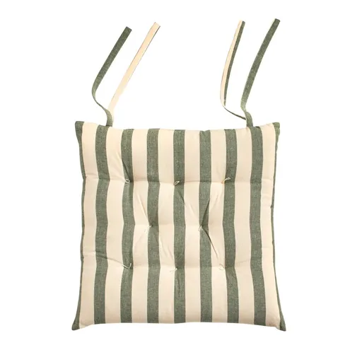 Súprava 2 pruhovaných sedákov na stoličku