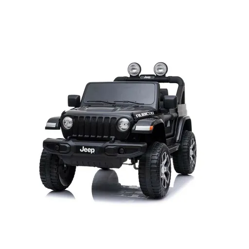 Baby Mix Detské elektrické autíčko Jeep WranglerRubicon, čierna